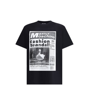 Moschino Black Cotton T-Shirt
