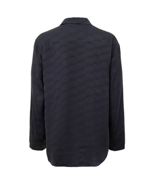 Balenciaga Gray Viscose Dress Shirt