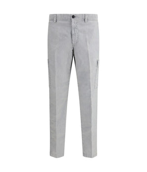 PT Torino Gray Cotton Cargo Pants