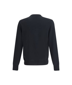 Alexander McQueen Black Wool Sweatshirt