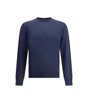 Dsquared² Blue Fleece Wool Sweatshirt