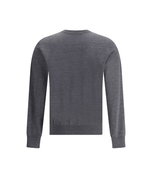 Dsquared² Gray Fleece Wool Sweatshirt
