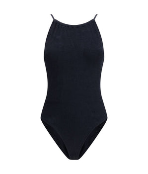 Hunza G Black Polyamide One-Piece Swimsuit