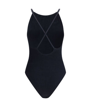 Hunza G Black Polyamide One-Piece Swimsuit