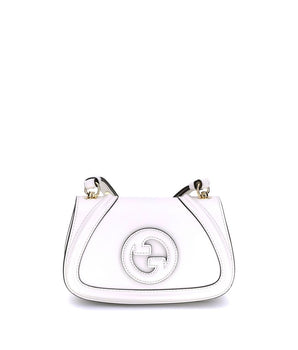 Gucci White Calf Leather Bos Taurus Handbag