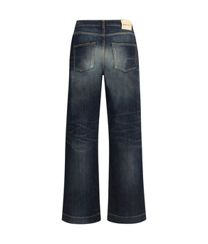 Alexander McQueen Blue Cotton Jeans Denim