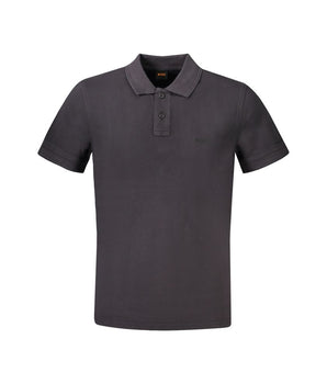 Hugo Boss Black Cotton Polo Shirt