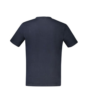 Hugo Boss Blue Cotton Men T-Shirt