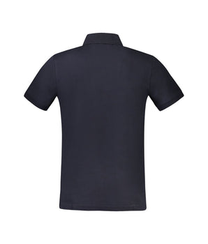 Hugo Boss Blue Cotton Polo Shirt
