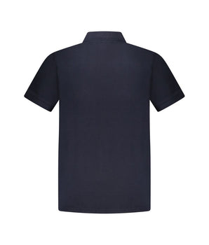 Hugo Boss Blue Cotton Polo Shirt