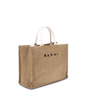 Marni Beige Polyamide Shoulder Bag