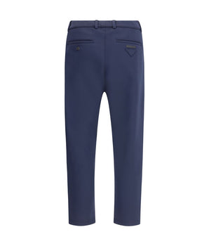 Prada Blue Polyester Casual Pants