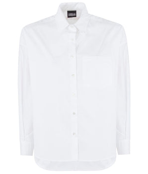 Comme Des Fuckdown White Cotton Shirt