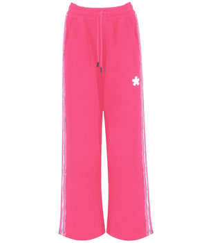 Comme Des Fuckdown Pink Cotton Women Palazzo Pants