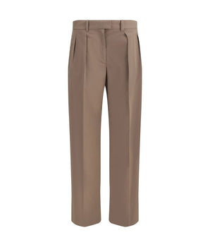 The Row Beige Cotton Casual Pants