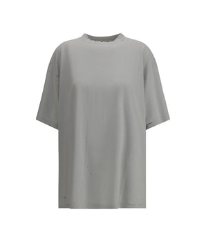 Balenciaga Gray Cotton T-Shirt