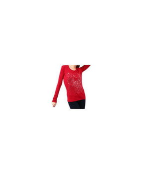 Montana Blu Red Cotton Women T-Shirt