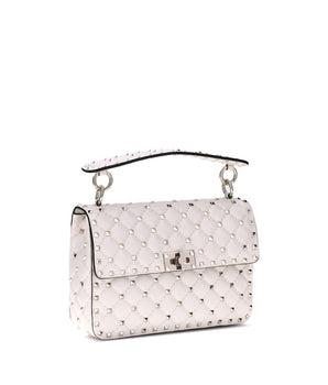 Valentino Garavani Cream Lamb Ovis Aries Aries Shoulder Bag