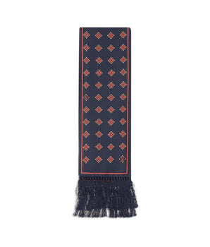Valentino Garavani Scarf Blue Silk