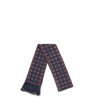 Valentino Garavani Scarf Blue Silk