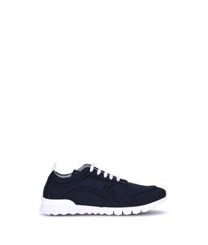 Kiton Black Cotton Athletic Sneakers