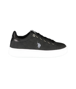 U.S. POLO ASSN. Black Polyester Women Sneaker