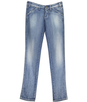 RE-START Blue Cotton Women's Jean
