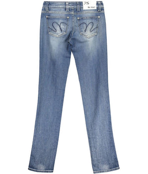 RE-START Blue Cotton Women's Jean