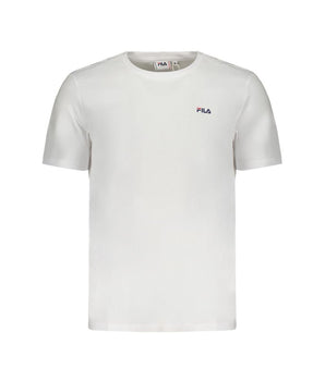 Fila White Cotton T-Shirt