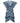 Vestido mini de manga corta con estampado azul de Philosophy di Lorenzo Serafini