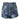 Dolce & Gabbana Blue Floral Print Denim Cotton Hot Pants Shorts