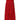Dolce & Gabbana Red Cotton Floral Lace A-line Long Maxi Skirt