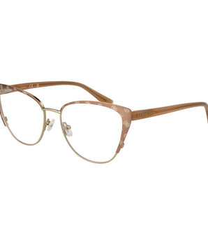 Guess Beige Metal Glasses (Frames)