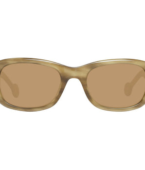 Hally &amp; Son Brown Unisex Sunglasses