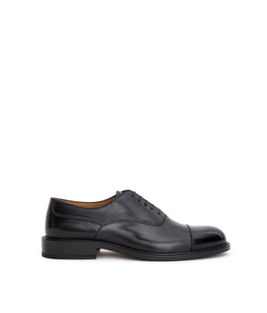 Dior Black Leather Oxfords And Derbies