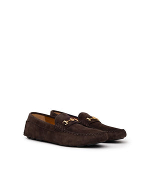 Bally Brown Leather Moccassin