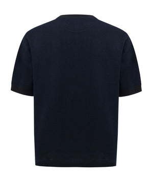 Dunhill Blue Cotton T-Shirt