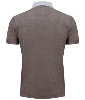 Corneliani Bicolor Cotton Shortsleeve Shirt