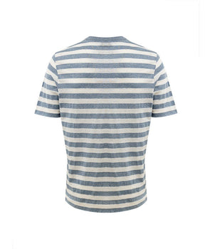 Gran Sasso Blue Cotton Long Dress