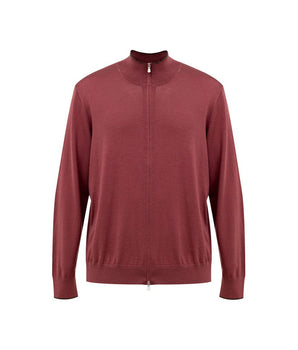 Gran Sasso Red Silk T-Shirt
