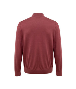 Gran Sasso Red Silk T-Shirt