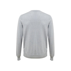 Gran Sasso Blue Cotton Sweater