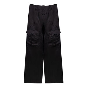 Tom Ford Black Viscose Cargo Pant