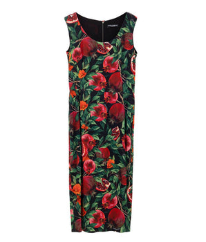 Dolce & Gabbana Bicolor Viscose Long Dress