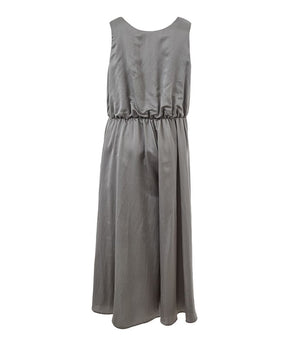 Lardini Gray Silk Casual Dress