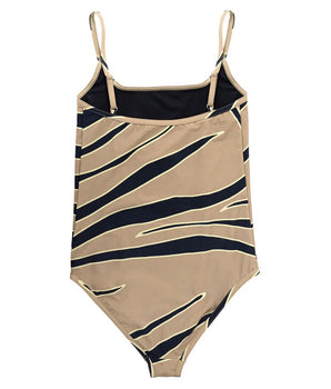 Bottega Veneta Beige Polyamide One-Piece Swimsuit