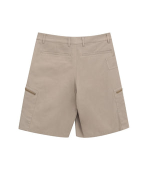 Dior Beige Cotton Cargo Shorts