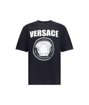 Versace Black Cotton T-Shirt