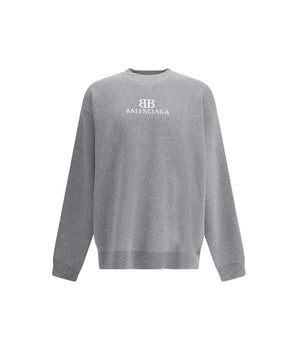Balenciaga Gray Cotton Sweatshirt