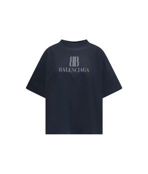Balenciaga Black Cotton T-Shirt